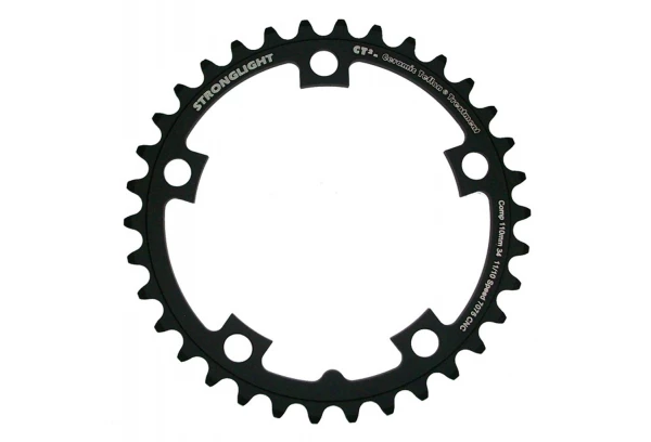 Plateau Stronglight Intérieur Type S CT2 Double 10/11V Noir