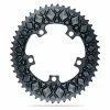 Plateau Ovale AbsoluteBlack Premium Oval Chainring 110/5 BCD Pour Shimano 11 V Gris