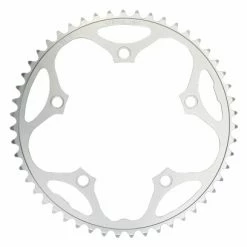 Plateau Stronglight Type S Extérieur 5x130mm 2X9-10V Argent