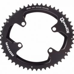 Plateau Ovale Rotor ALDHU 3D+ Extérieur 4x110mm Noir