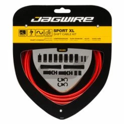 Kit Câbles Et Gaine Jagwire Sport XL Shift Kit Rouge
