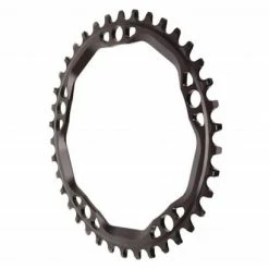 Plateau Rond Narrow Ride AbsoluteBlack CX Round 5 Bras 130 BCD Chainrings 12 V Noir