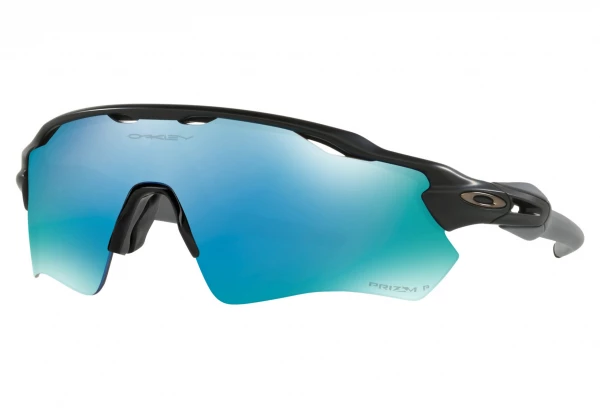Lunettes OAKLEY Radar EV Path Noir - PRIZM Deep Water H2o Polarisé OO9208-5538 Bleu / Jaune