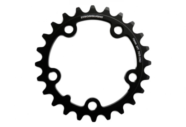 Plateau Intérieur Stronglight Shimano / Sram 74 BCD Type S 5 Branches 3x9/10V Noir