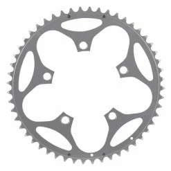 Plateau Extérieur Stronglight Shimano / Sram Type S Compact Alu 5083 110BCD 5 Branches 2x9/10V Argent