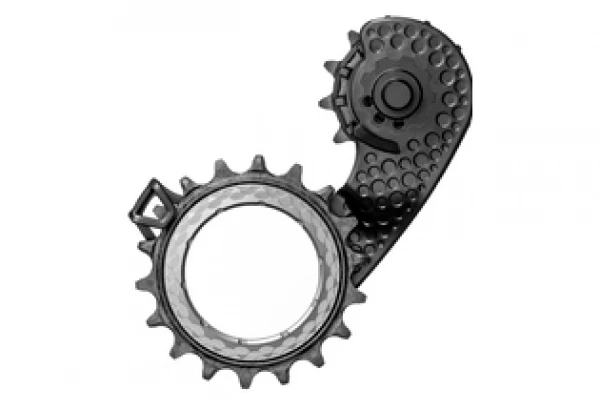 Chape De Dérailleur Hollowcage AbsoluteBlack Pour Ultegra / Dura Ace 11 V Gris