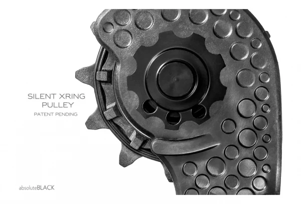 Chape De Dérailleur Hollowcage AbsoluteBlack Pour Ultegra / Dura Ace 11 V Gris – Image 2