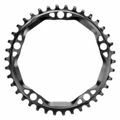 Plateau Narrow Wide AbsoluteBlack CX Round 130 BCD Chainrings Noir