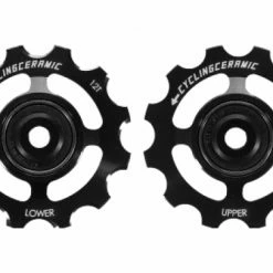 Paire De Galets CyclingCeramic Pour Sram 12V Red AXS / Force AXS Noir