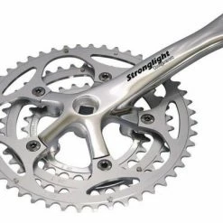 Pédalier Stronglight Impact Triple 10 V 46/36/26 Dents Argent