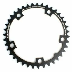 Plateau Intérieur Stronglight Shimano / Sram 130 PCD Type S 5 Branches 2x10-11V Noir