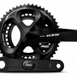 Pédalier Capteur De Puissance 4iiii Precision Pro Shimano 105 FC-R7000 52/36 Dents 11V (Sans Boîtier) Noir