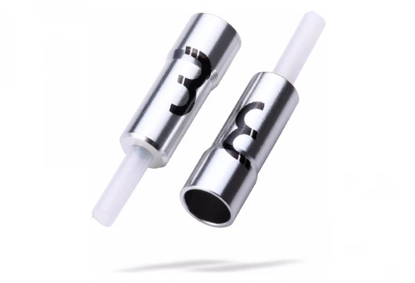 Lot De 50 Butées De Gaine Avec Fourreau BBB CableEnd N-AL Workshop En Aluminium 5mm Argent – Image 2