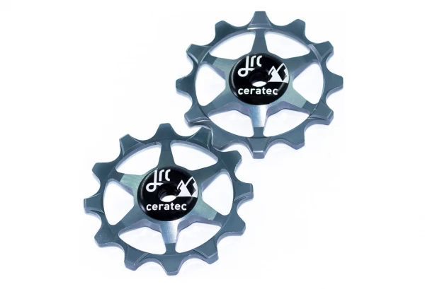 Paire De Galets JRC Components 12T Narrow Wide Pour Sram Gris Gunmetal