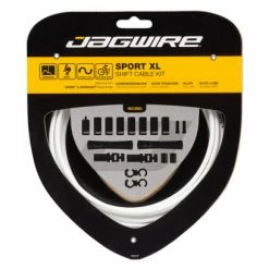 Kit Câbles Et Gaine Jagwire Sport XL Shift Kit Blanc