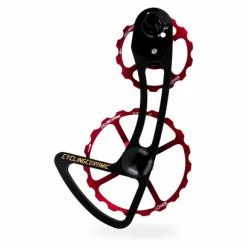 Chape De Dérailleur CyclingCeramic Chape 14/19 Pour Shimano Ultegra R8000/8050 - Dura Ace R9100/9150 Rouge