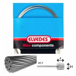 Câble De Transmission Elvedes 3000mm 1x19 Stainless Ø1,1mm Avec Tête N Ø4x4