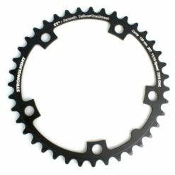 Plateau Stronglight Intérieur CT2 5x130mm 10/11V Noir