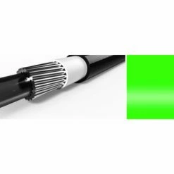 Kit Gaine De Transmission 10m Elvedes Avec Liner 4.2mm Vert Fluo