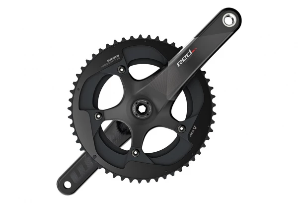 Pedalier Sram Red 22 53-39 Dents YAW BB386 (Boitier Non Inclus) Noir