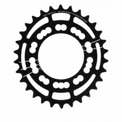 ROTOR Plateau Route Intérieur Q-Rings 30 Dents Triple 74mm BCD Noir