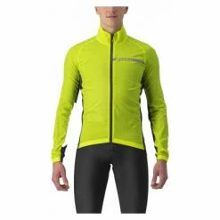 Veste Castelli Squadra Stretch Lime Jaune / Gris Foncé
