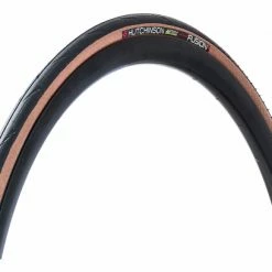 Pneu Route Hutchinson Fusion 5 Performance 700 Mm Tubetype Souple Kevlar Pro Tech Eleven Storm Flancs Beiges Tan