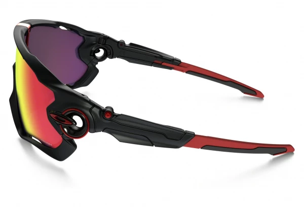 Lunettes OAKLEY JAWBREAKER Noir Rouge - Prizm Road Réf OO9290-2031 Vert / Rouge â Image 3