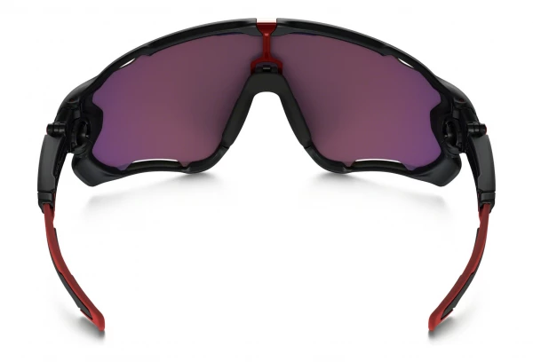 Lunettes OAKLEY JAWBREAKER Noir Rouge - Prizm Road Réf OO9290-2031 Vert / Rouge â Image 4