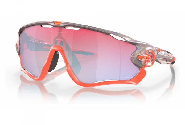 Lunettes OAKLEY JAWBREAKER Noir Rouge - Prizm Road Réf OO9290-2031 Vert / Rouge â Image 5