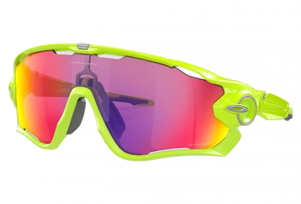 Lunettes OAKLEY JAWBREAKER Noir Rouge - Prizm Road Réf OO9290-2031 Vert / Rouge â Image 8