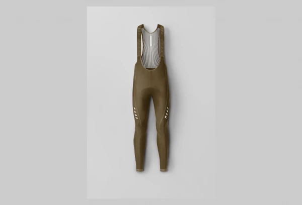 Cuissard Thermique à Bretelles MAAP Team Evo Thermal Olive Drab Bleu – Image 5