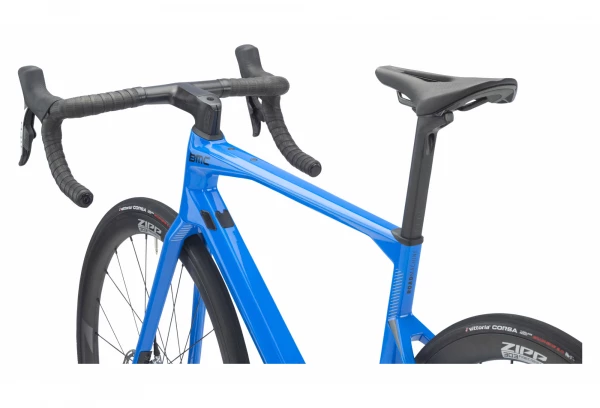 Vélo De Route BMC Roadmachine 01 One Sram Red ETap AXS 12V 700 Mm Bleu True 2023 – Image 6