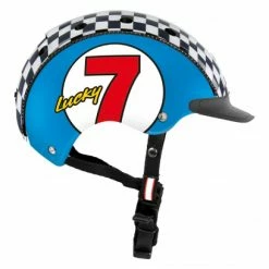 Casque Enfant Casco Mini 2 Lucky 7 Bleu