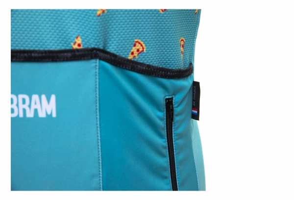 Maillot Manches Courtes LeBram Ravito Bleu Coupe Ajustée – Image 7