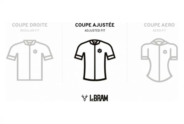 Maillot Manches Courtes LeBram Ravito Bleu Coupe Ajustée – Image 8