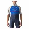 Gilet Castelli Pro Light Wind Quick-Step 2022 Bleu / Blanc