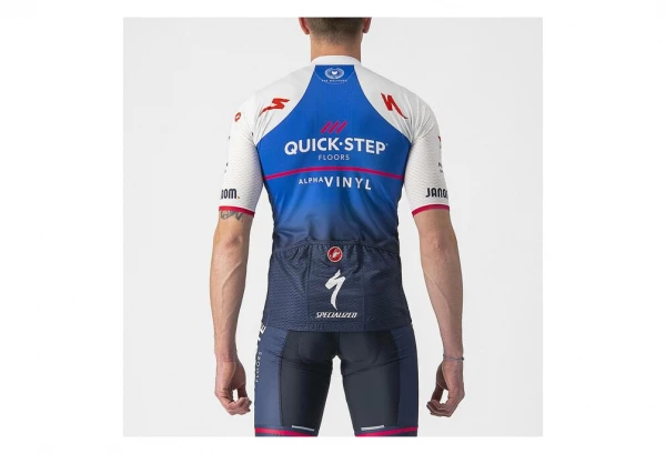 Maillot Castelli Competizione QuickStep 2022 Bleu / Blanc – Image 2