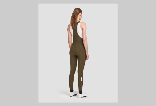 Cuissard Thermique à Bretelles Femme MAAP Team Evo Thermal Olive Drab Vert Vert / Vert – Image 2
