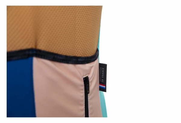 Maillot Manches Courtes LeBram Aspin Bleu Coupe Ajustée – Image 6