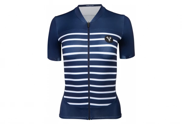 Maillot Manches Courtes Femme LeBram Ventoux Marine Coupe Ajustée Vert â Image 3