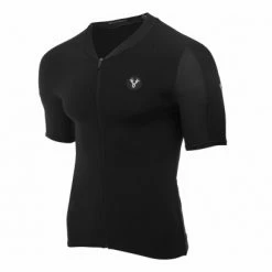 Maillot Manches Courtes LeBram Allos Noir Coupe Aero