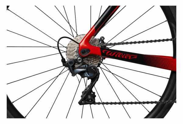 Vélo De Route Wilier Triestina Cento10 SL Shimano Ultegra 11V 700 Mm Rouge Noir 2022 Noir / Rouge â Image 4