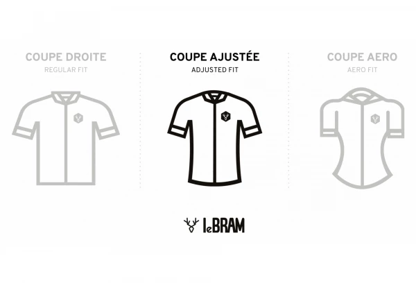 Maillot Manches Courtes LeBram Ventoux Blanc Bordeaux Coupe Ajustée Blanc / Bleu – Image 6