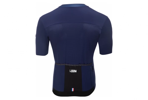 Maillot Manches Courtes LeBram Allos Bleu Coupe Ajustée – Image 3