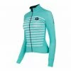 Maillot Manches Longues Femme LeBram Ventoux Menthe Coupe Ajustée Vert