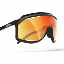 Lunettes De Soleil Bollé Chronoshield Noir Matte - Phantom Marron Red Photochromic Noir / Orange