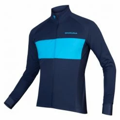 Maillot Manches Longues Endura FS260 Pro Jetstream Bleu Marine