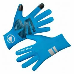Gants Longs Endura FS260 Pro Nemo II Bleu Fluo