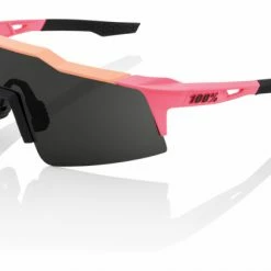 Lunettes 100% Speedcraft SL Rose / Verres Fumés Jaune / Noir